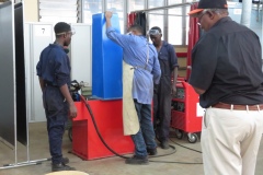 Telescope pedestal height adjustment