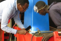 Telescope pedestal height adjustment