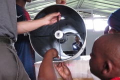 Assembling the 12" Cave-Cassegrain telescope