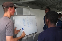 Assembling the 12" Cave-Cassegrain telescope