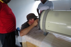 First collimation of the 12" Cave-Cassegrain telescope