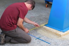 Aligning the base of the 12" Cave-Cassegrain