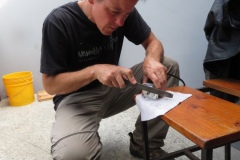 Working to reduce chatter in the RA gear box