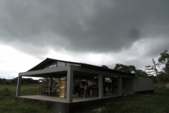 A storm brews overhead, but never released