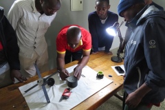 Assembling the secondary mirror mount