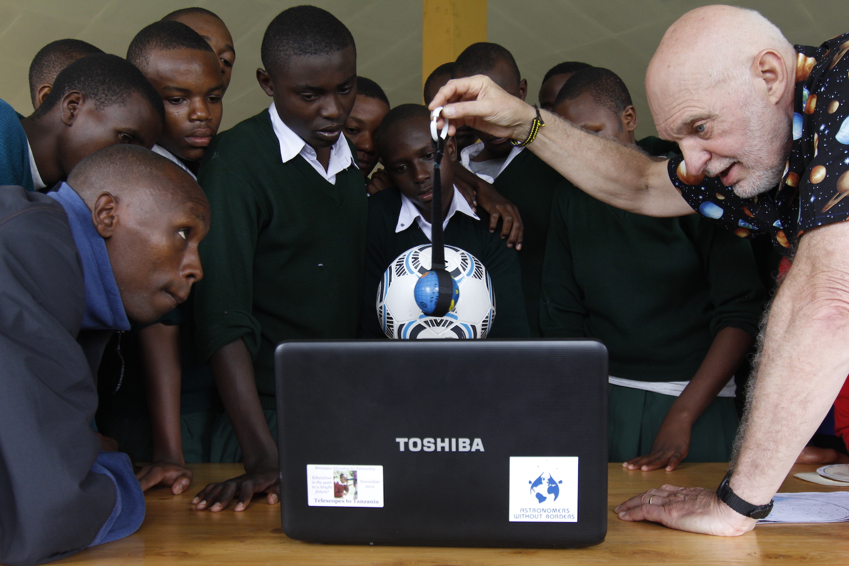 Chuck Ruehle, Telescopes to Tanzania, 2013